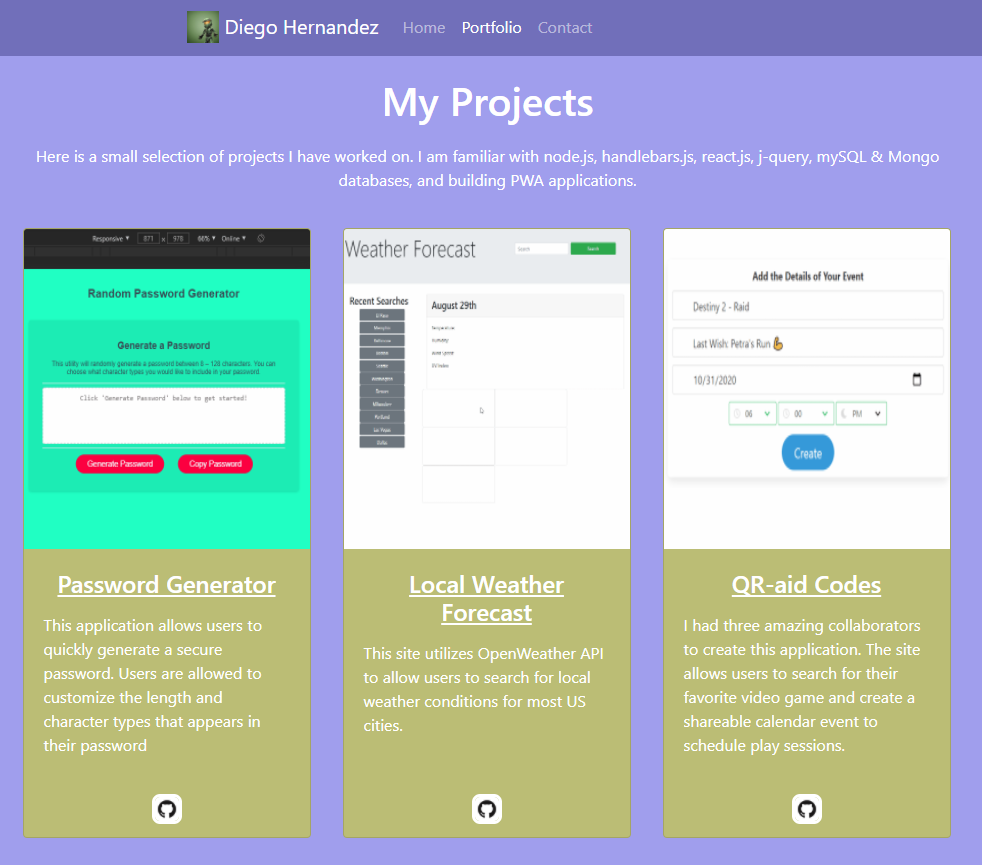 My Online Portfolio